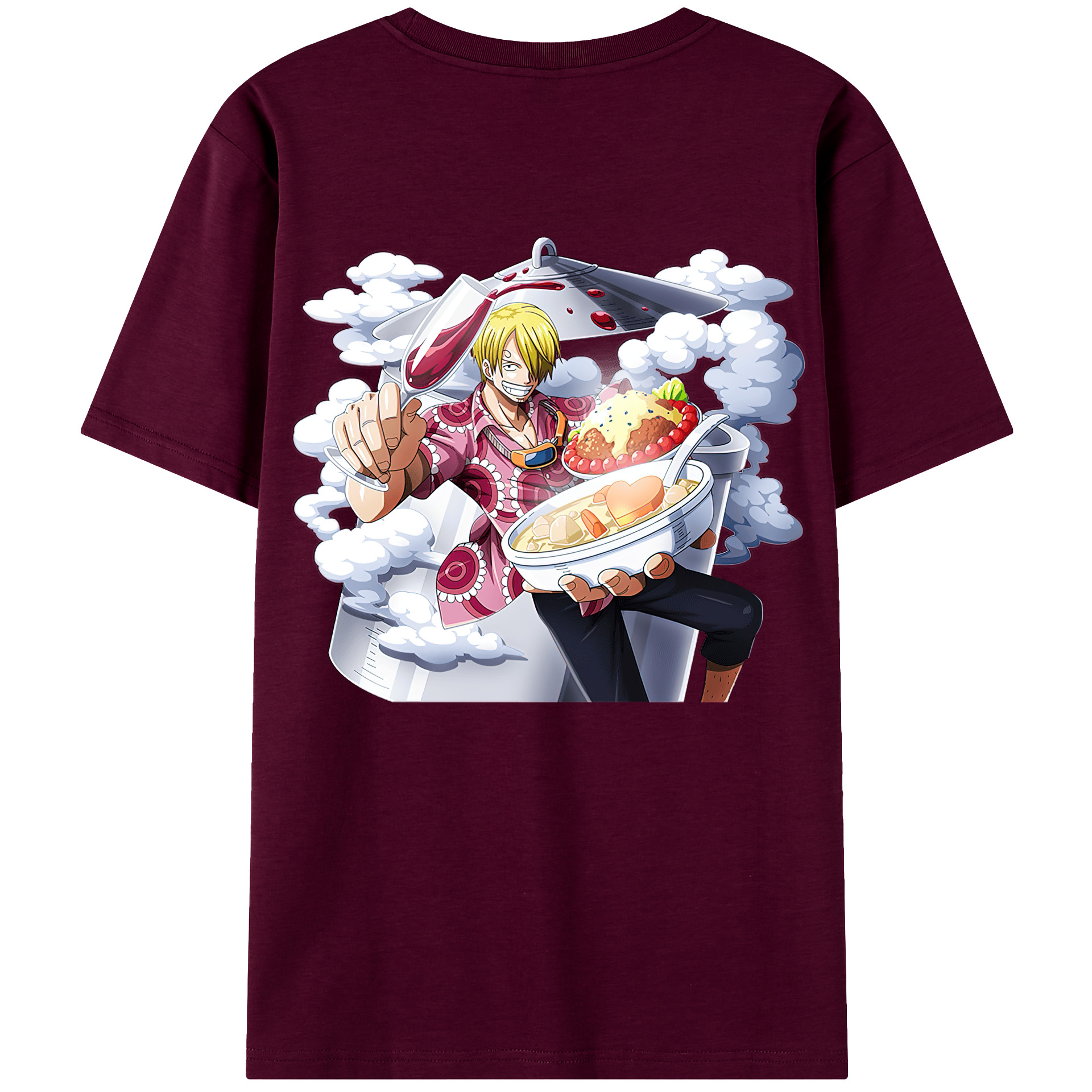 （画像用） ワンピース サンジ ONE PIECE Sanji レディース半袖Tシャツ(バックプリント)